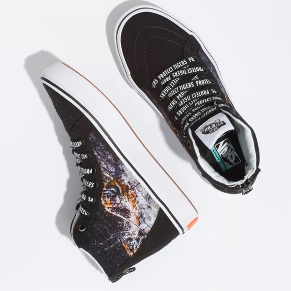 VANS X PROJECT CAT KIDS COMFYCUSH SK8-HI ZIP | NEW in BOX/NWT!!👟🖤 - Picture 2 of 7